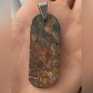 Cherry Creek Jasper Pendant Necklace